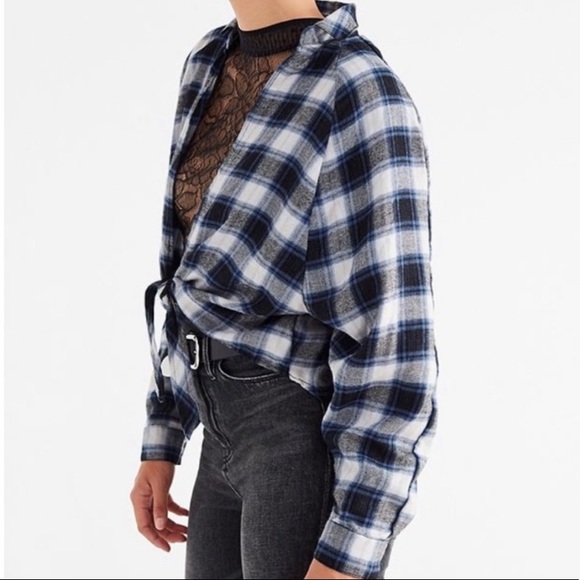 BDG Courtney Flannel Top - Picture 6 of 10